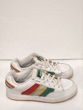 Rare Y2K Rasta Vintage Skate Shoe Sneakers.  Ipath x Nate Jones